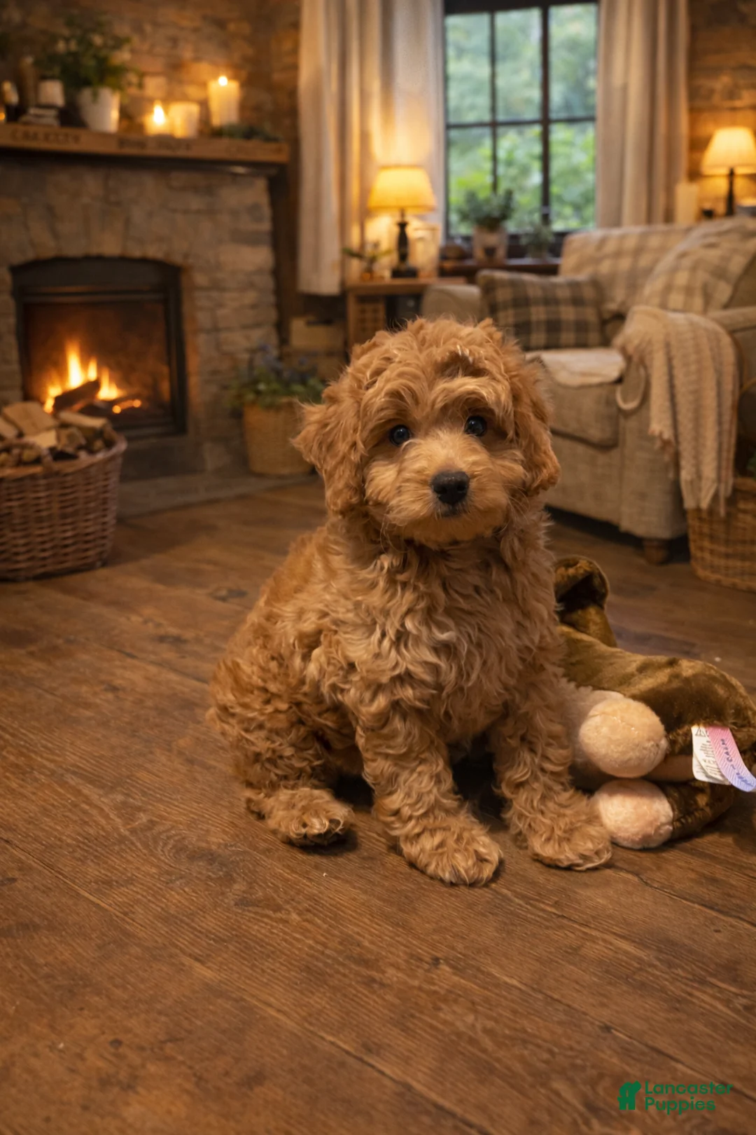 Mini Goldendoodle dogs for sale: Gus - Short, Chubby, Loving - Ad 1
