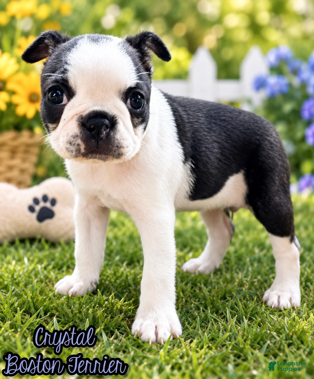 Boston Terrier dogs for sale: Crystal Female Boston Terrier - Ad 1