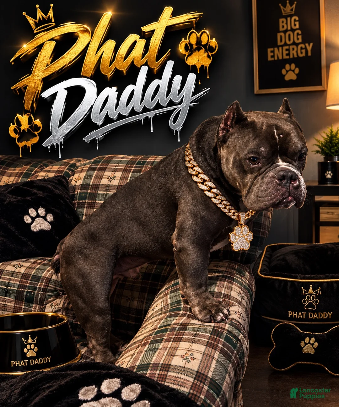 American Bully dogs for stud: Fat daddy’s first litter  - Ad 1