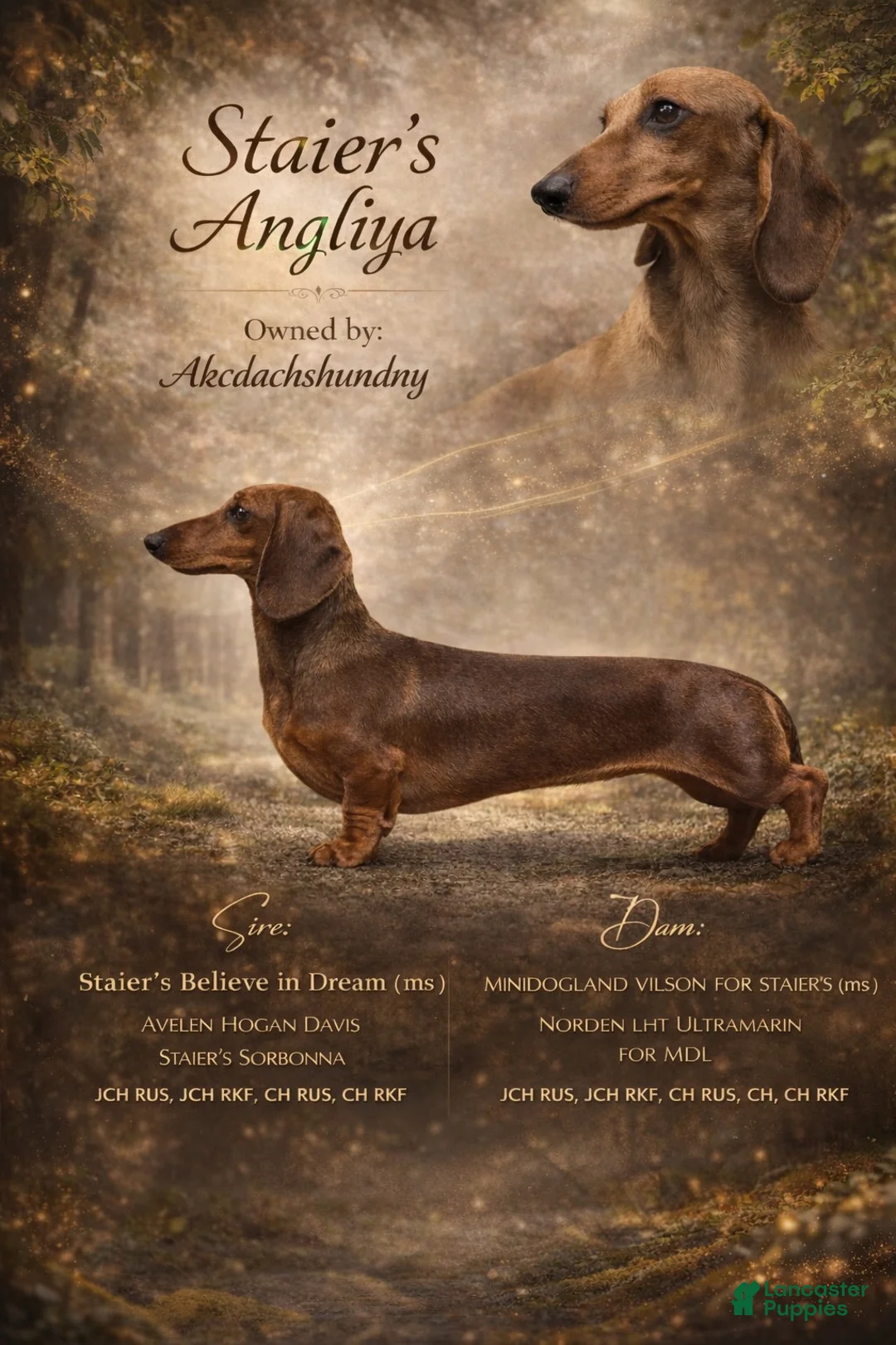 Miniature Dachshund dogs for sale: Russian Smooth’s black and tan - Ad 5