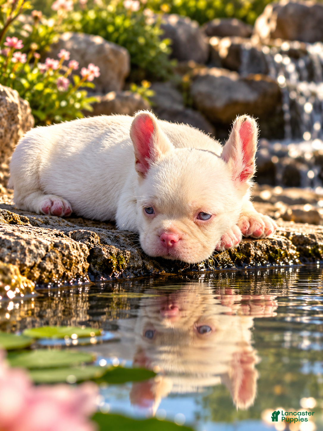 French Bulldog dogs Pink Bear  - Ad 2