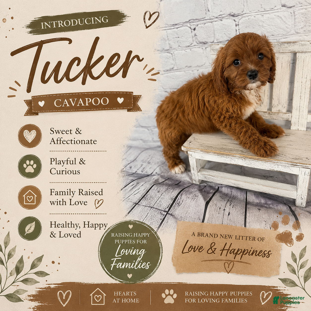 Cavapoo dogs Tucker - Ad 1