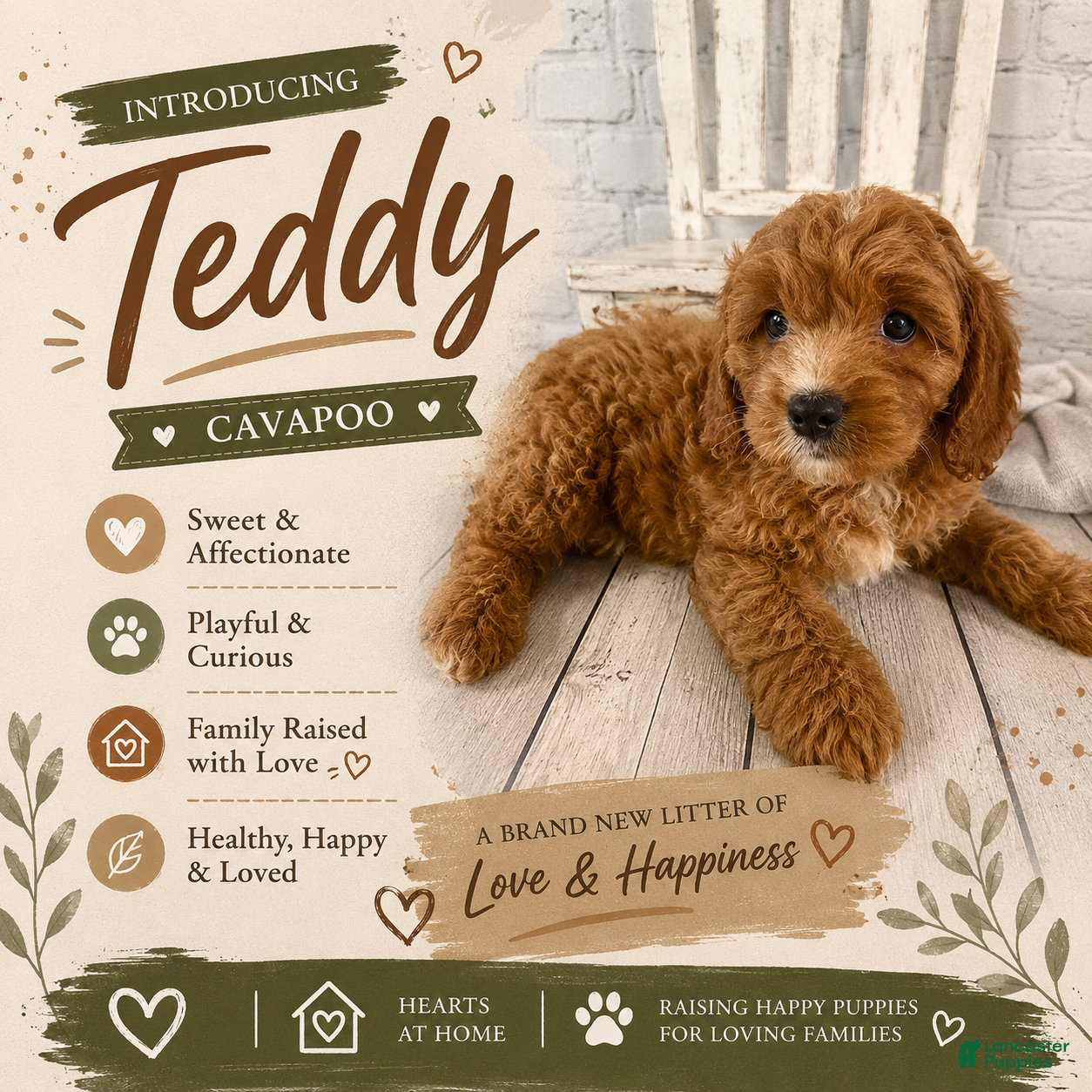 Cavapoo dogs Teddy - Ad 1