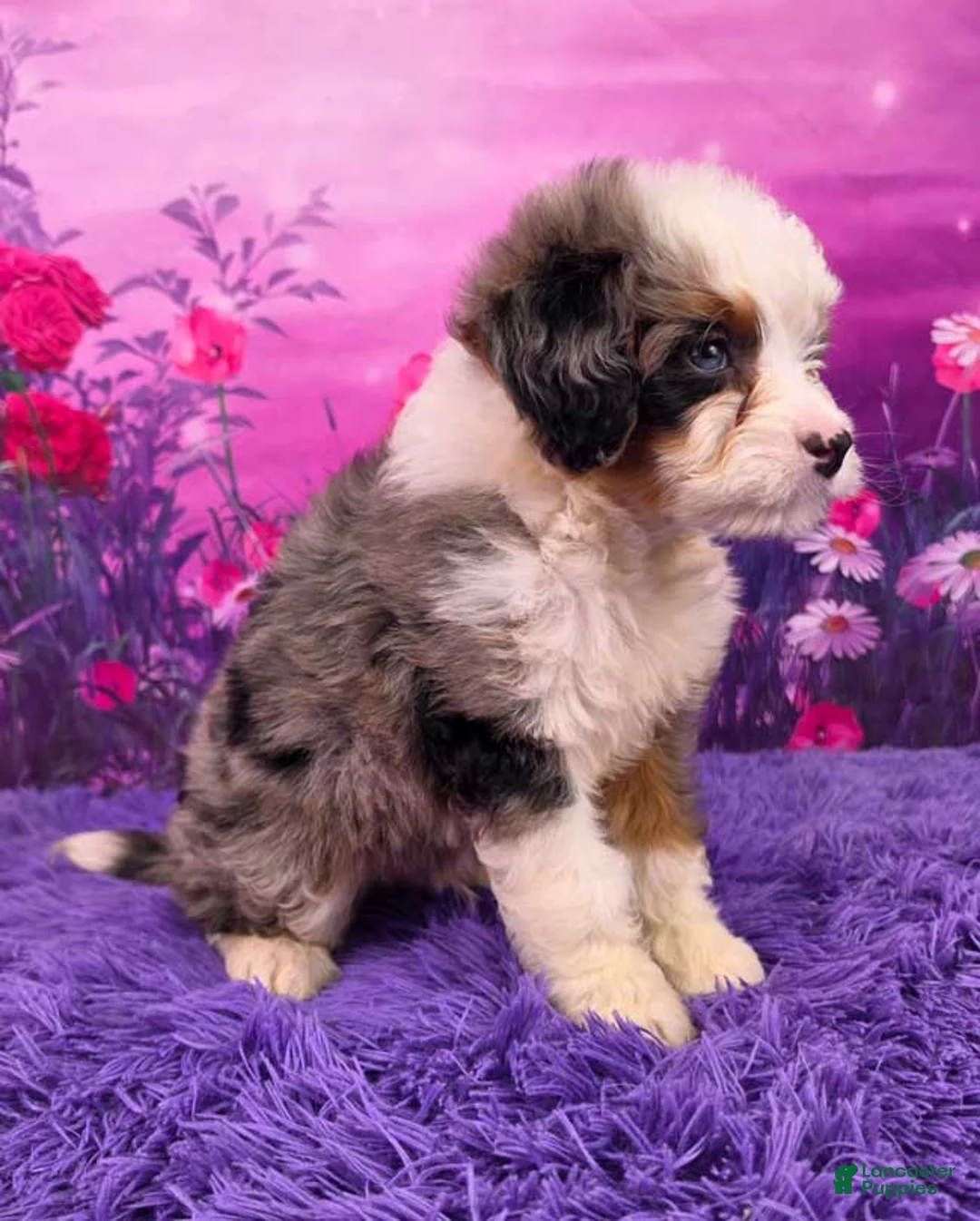 Mini Bernedoodle dogs for sale: Smoki Munchkin Bernedoodle - Ad 2