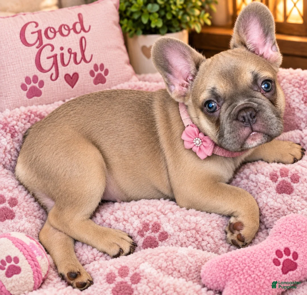 French Bulldog dogs for sale: Bella– Tri Lilac Tan - Ad 1