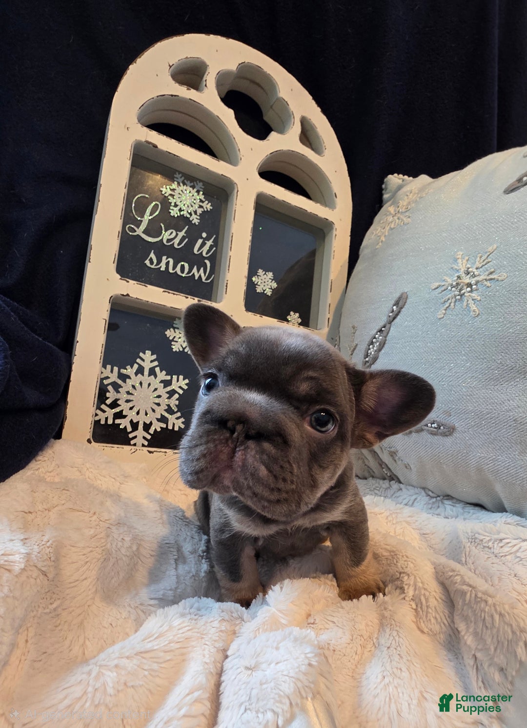 French Bulldog dogs for sale: ❄️ Iduna – Blue Big Rope French Bulldog, carries fluffy - Ad 4