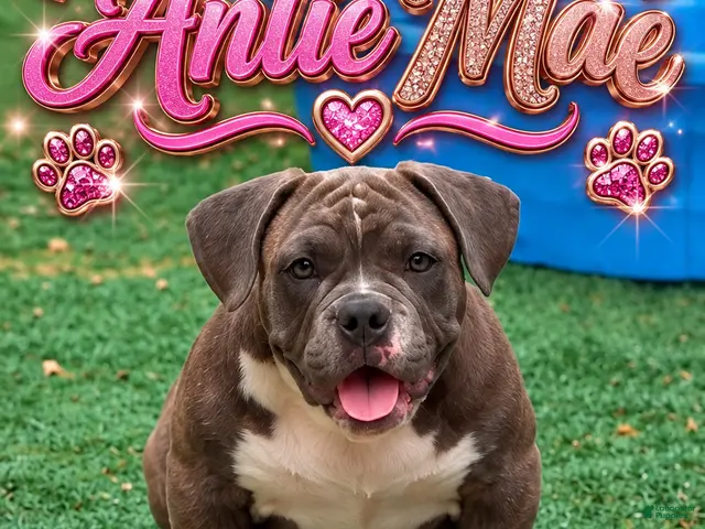 American Bully dogs for sale: Antie Mae - Ad 1