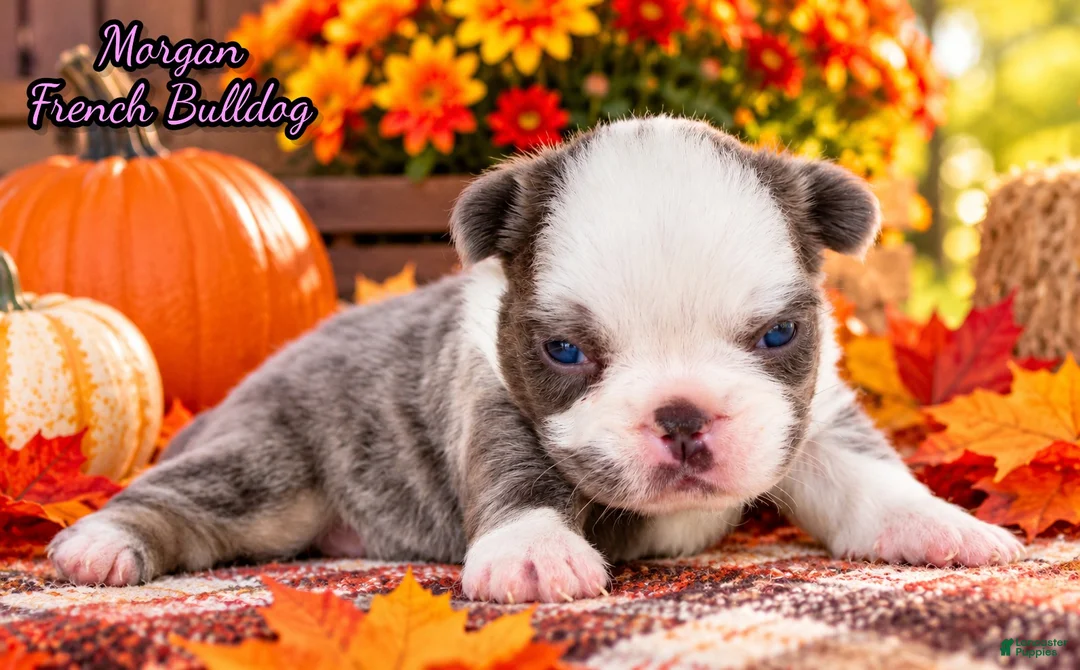 French Bulldog dogs for sale: Morgan Female AKC Fluffy French Bulldog - Ad 1