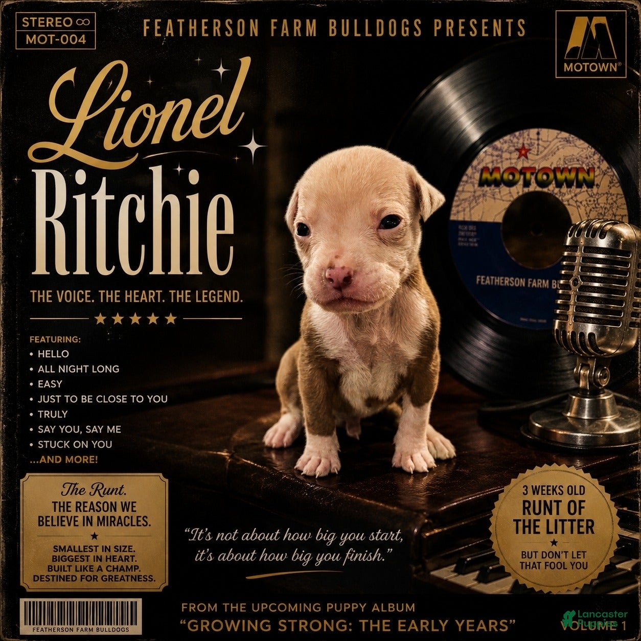American Bulldog dogs Lionel Ritchie-male - Ad 2