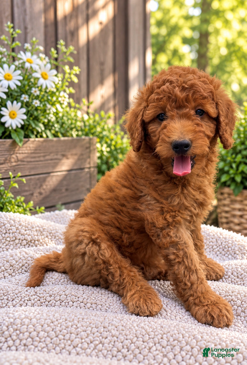 Mini Goldendoodle dogs Timmy charting around 30 pounds - Ad 1