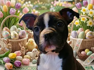 Boston Terrier dogs Bear - Ad 21