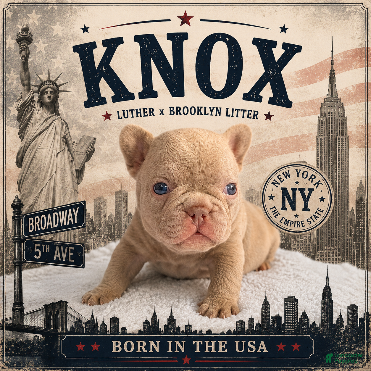 French Bulldog dogs Knox  - Ad 1