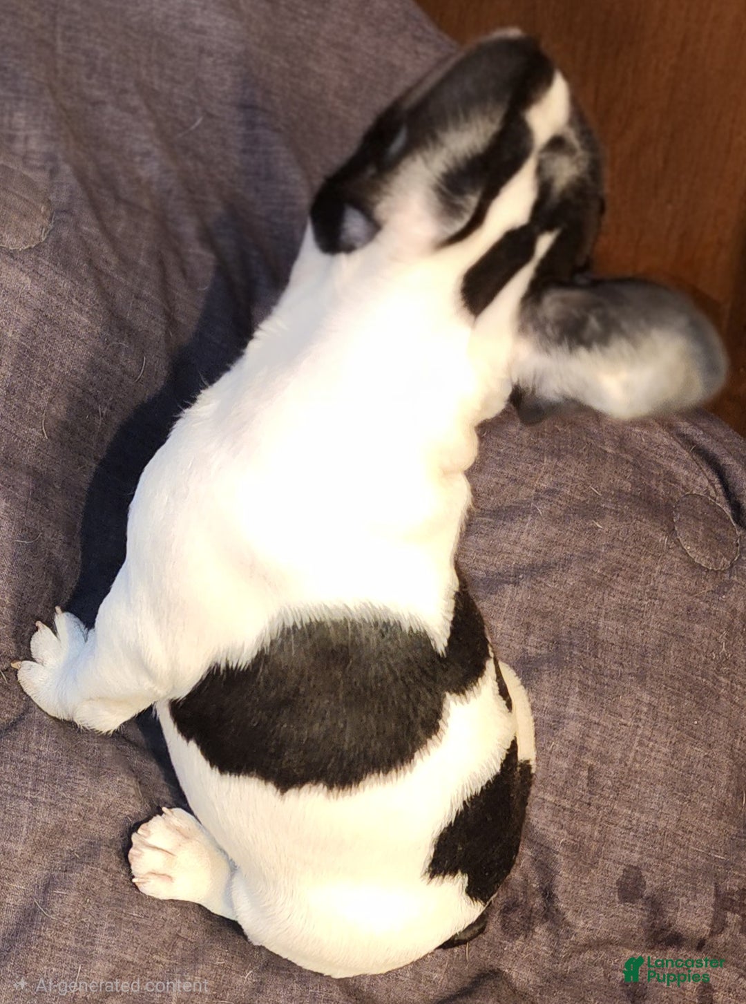 French Bulldog dogs for sale: Black and white pied - Ad 3
