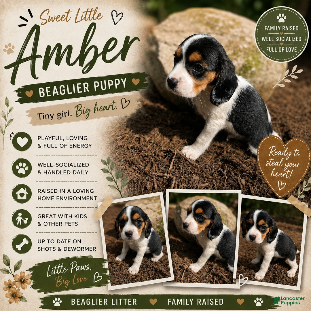 Beaglier dogs for sale: Amber - Ad 1