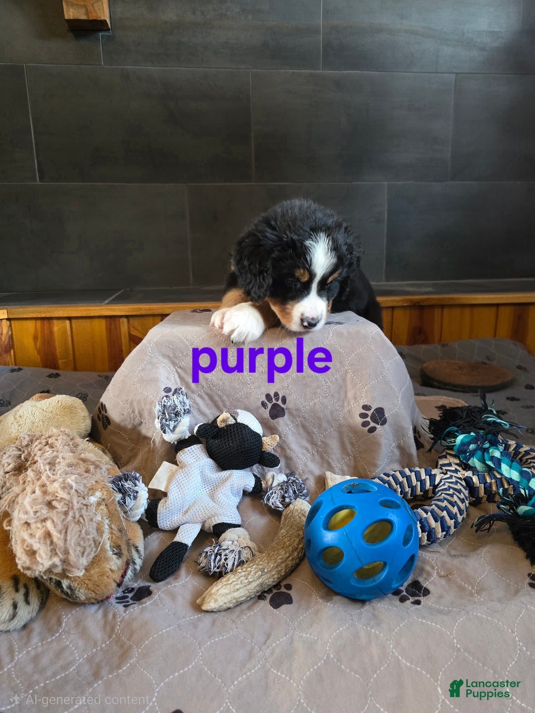 Bernese Mountain Dog dogs for sale: Purple - Ad 4