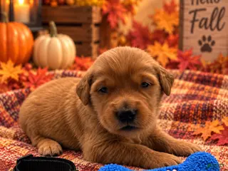 Golden Retriever dogs Milo - Black Collar - Ad 18