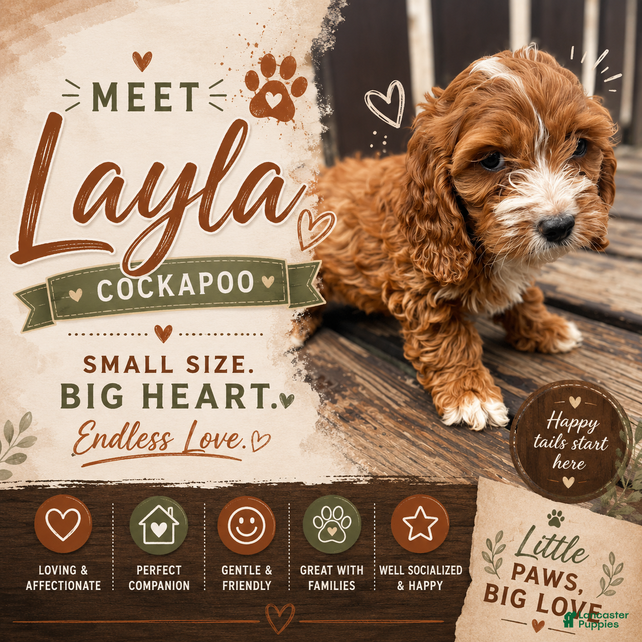 Cockapoo dogs Layla - Ad 1