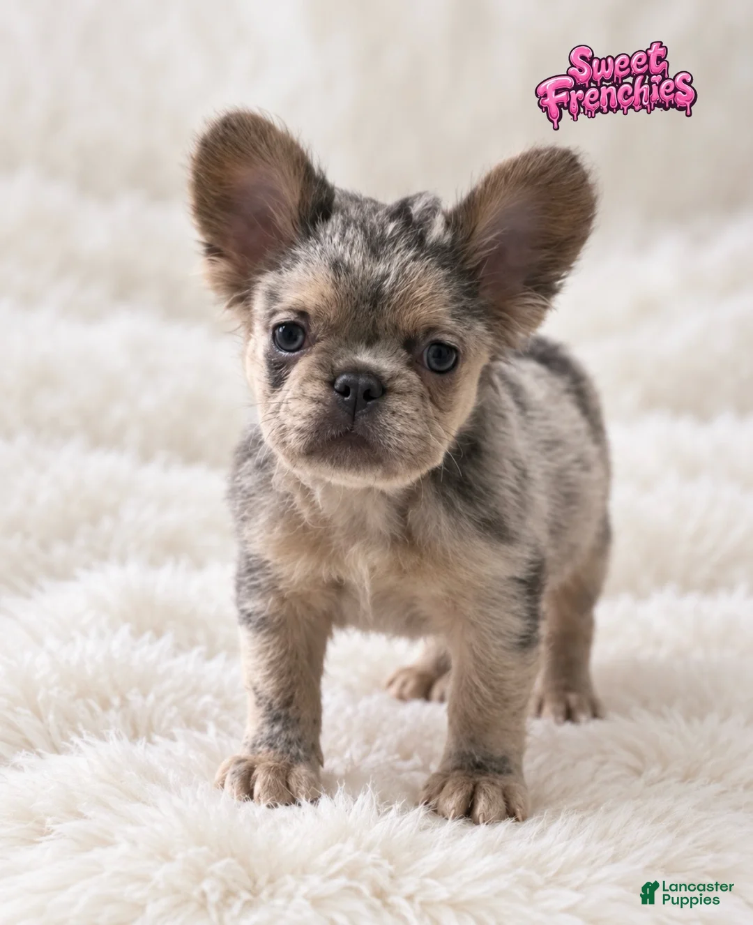 French Bulldog dogs for sale: Blueface ( Blue y tan Merle /fluffy ) male  - Ad 1