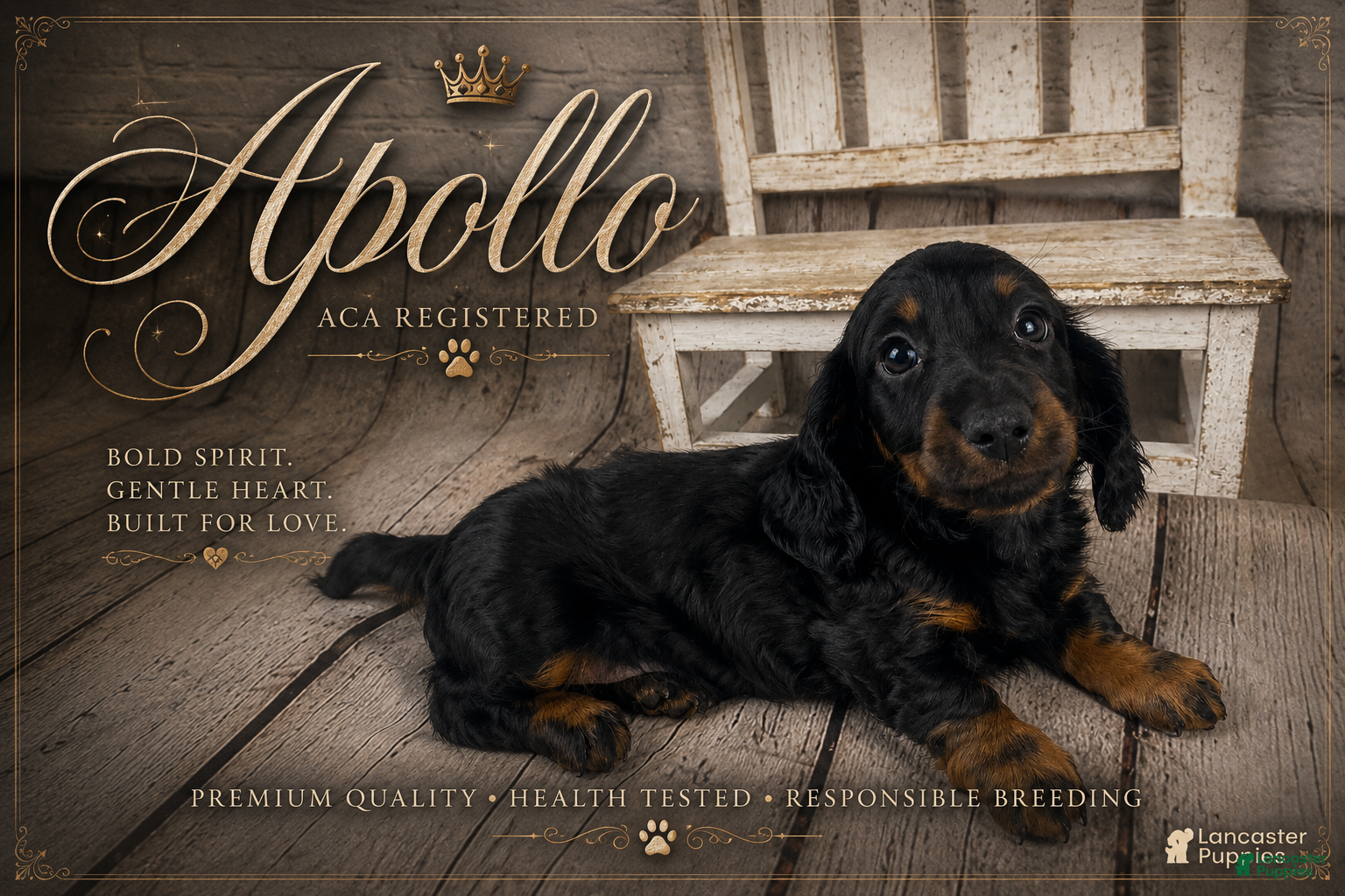Miniature Dachshund dogs Apollo - Ad 1
