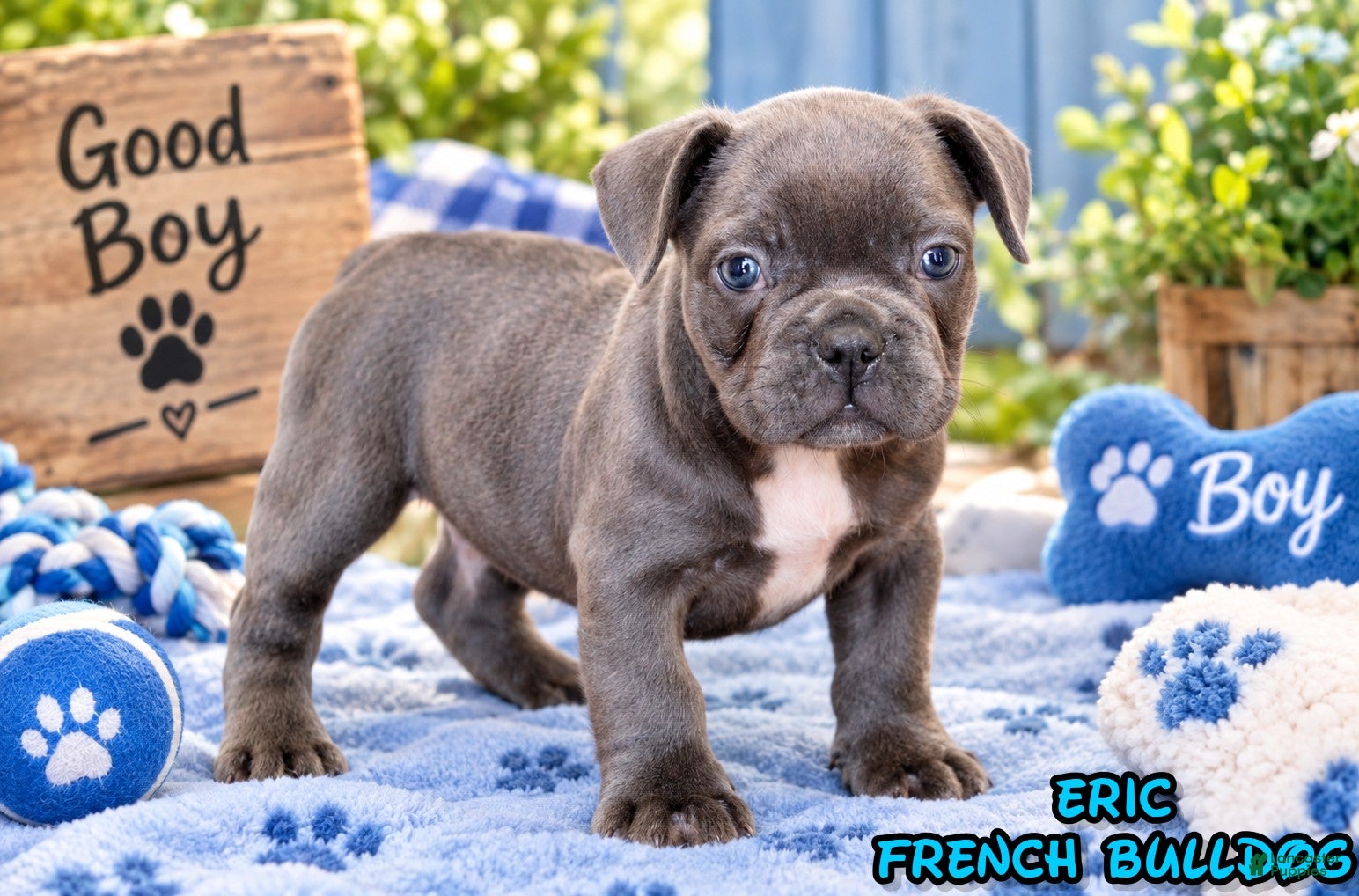 French Bulldog dogs for sale: Eric Male AKC French Bulldog - Ad 4
