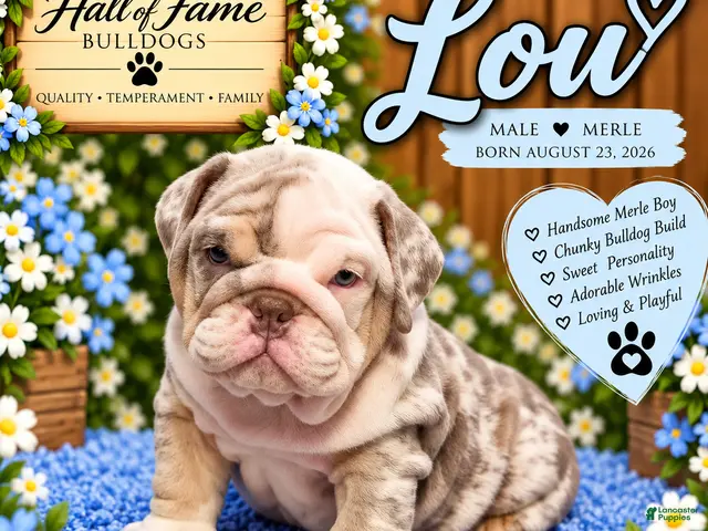 English Bulldog dogs for sale: LOU - Ad 1