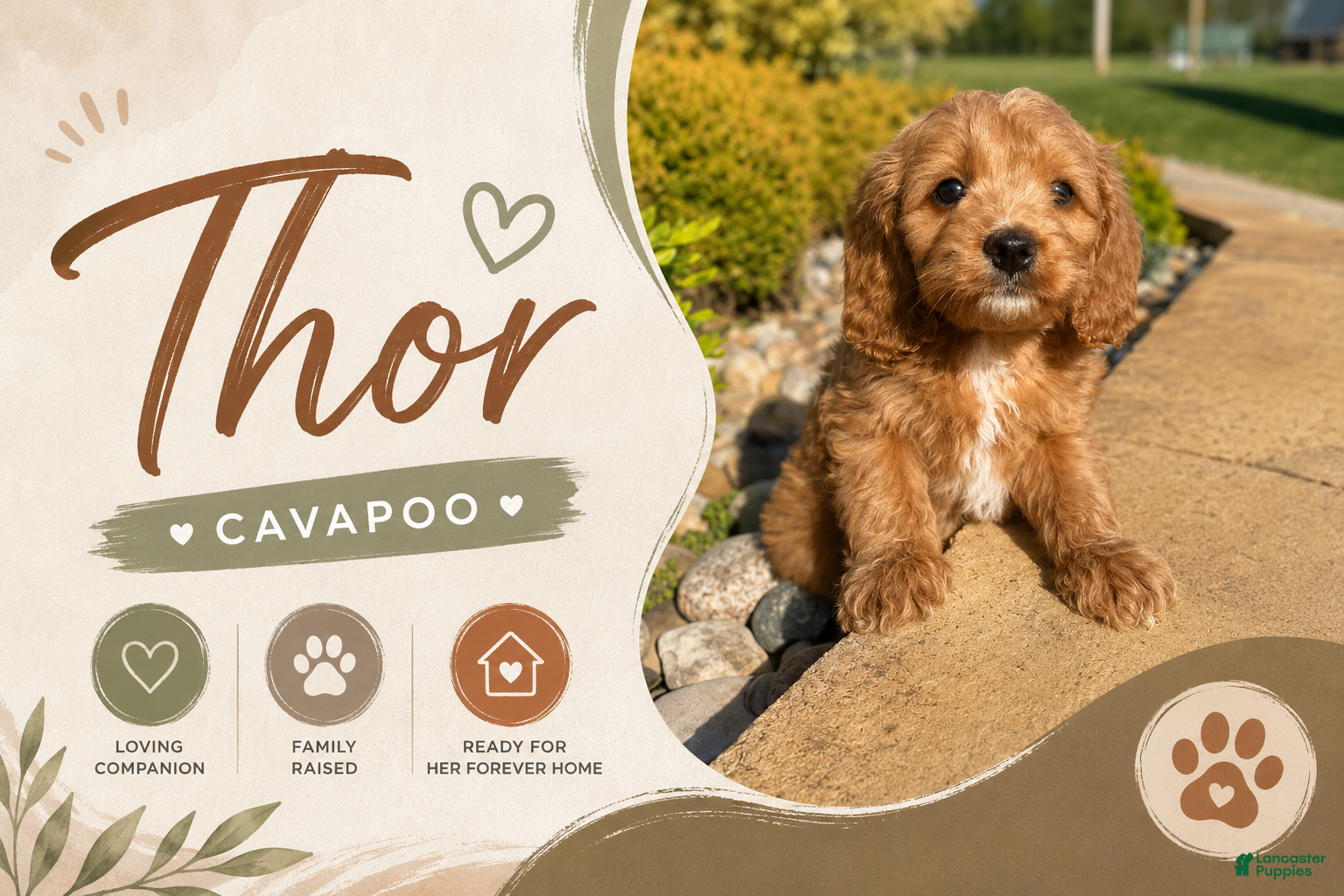 Cavapoo dogs Thor - Ad 1