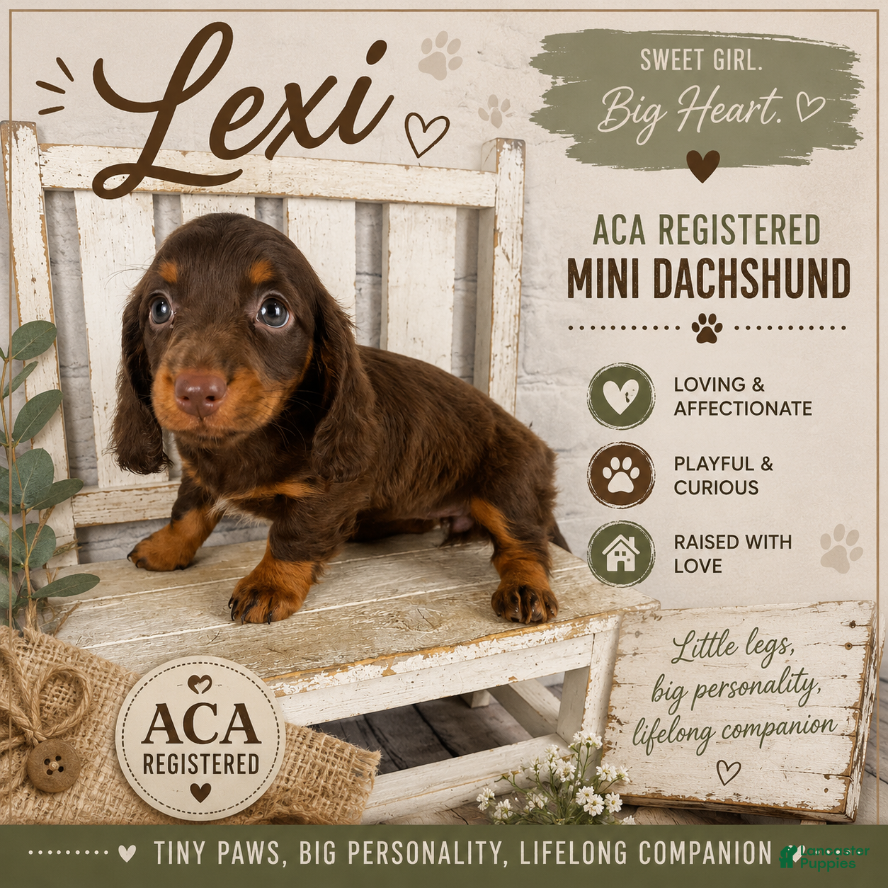 Miniature Dachshund dogs Lexi - Ad 1