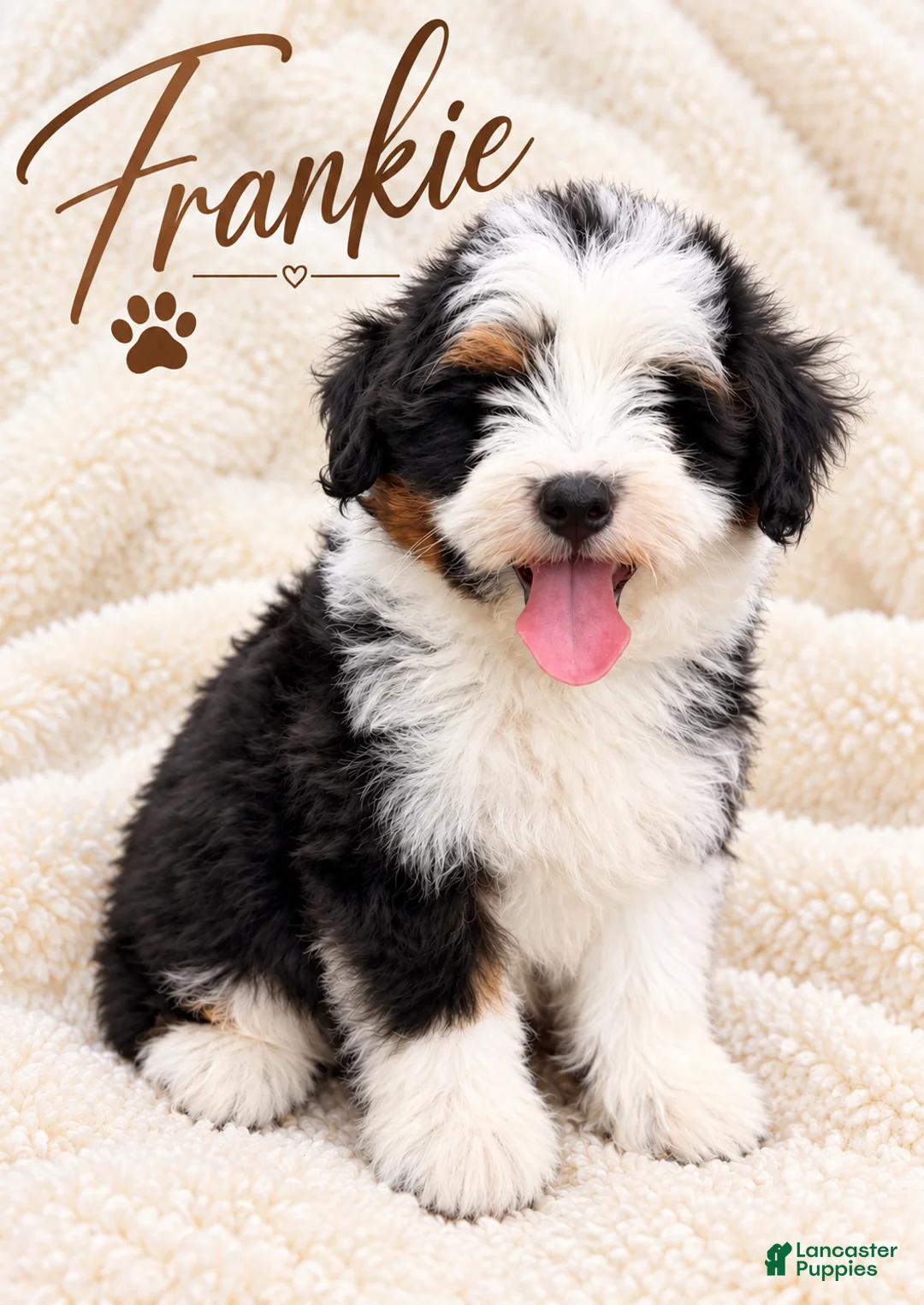 Mini Bernedoodle dogs for sale: Frankie  - Ad 1