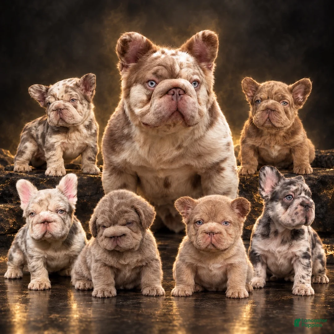 French Bulldog dogs for stud: GUCCI ( Isabella Merle fluffy big rope with c2  - Ad 1