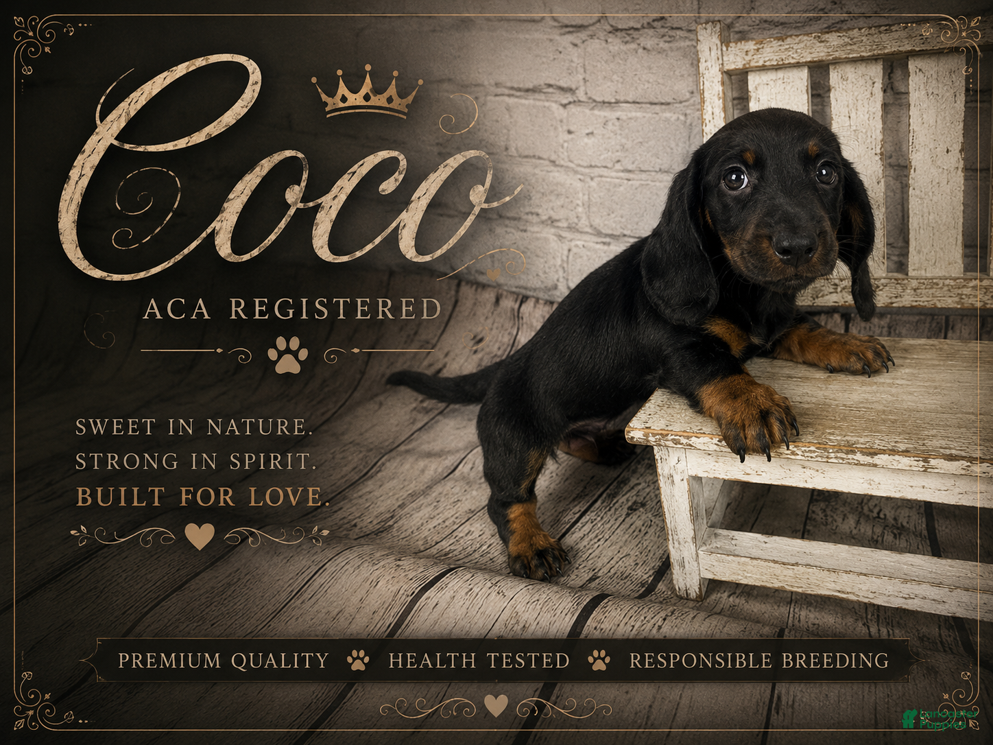 Miniature Dachshund dogs Coco - Ad 1