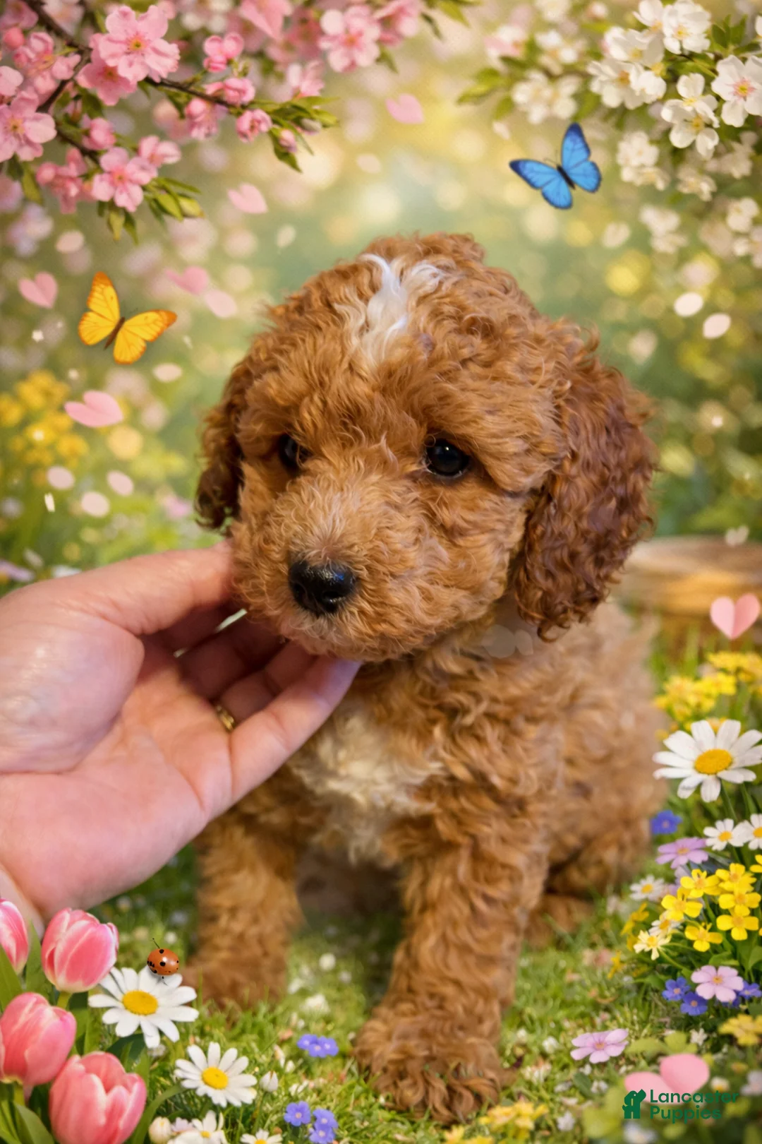 Miniature Poodle dogs for sale: AKC Miniature Poodle Puppy Dark Green - Ad 1