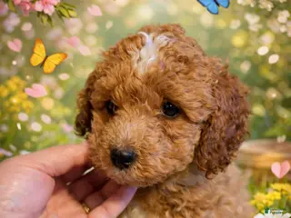Miniature Poodle dogs for sale: AKC Miniature Poodle Puppy Dark Green - Ad 3