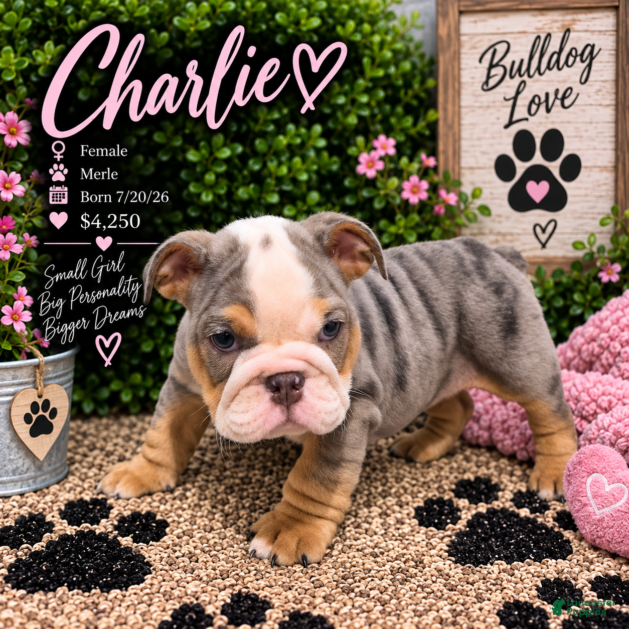English Bulldog dogs Charlie - Ad 2