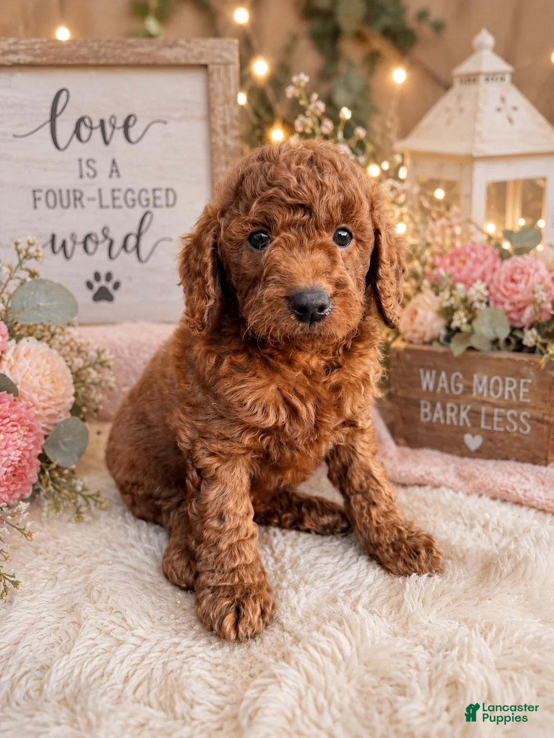 Mini Goldendoodle dogs for sale: Timmy charting around 30 pounds - Ad 1