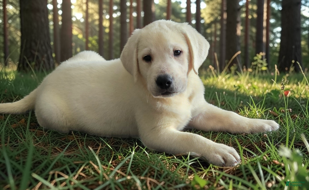 Labrador Retriever dogs Lime Green Collar - Ad 2