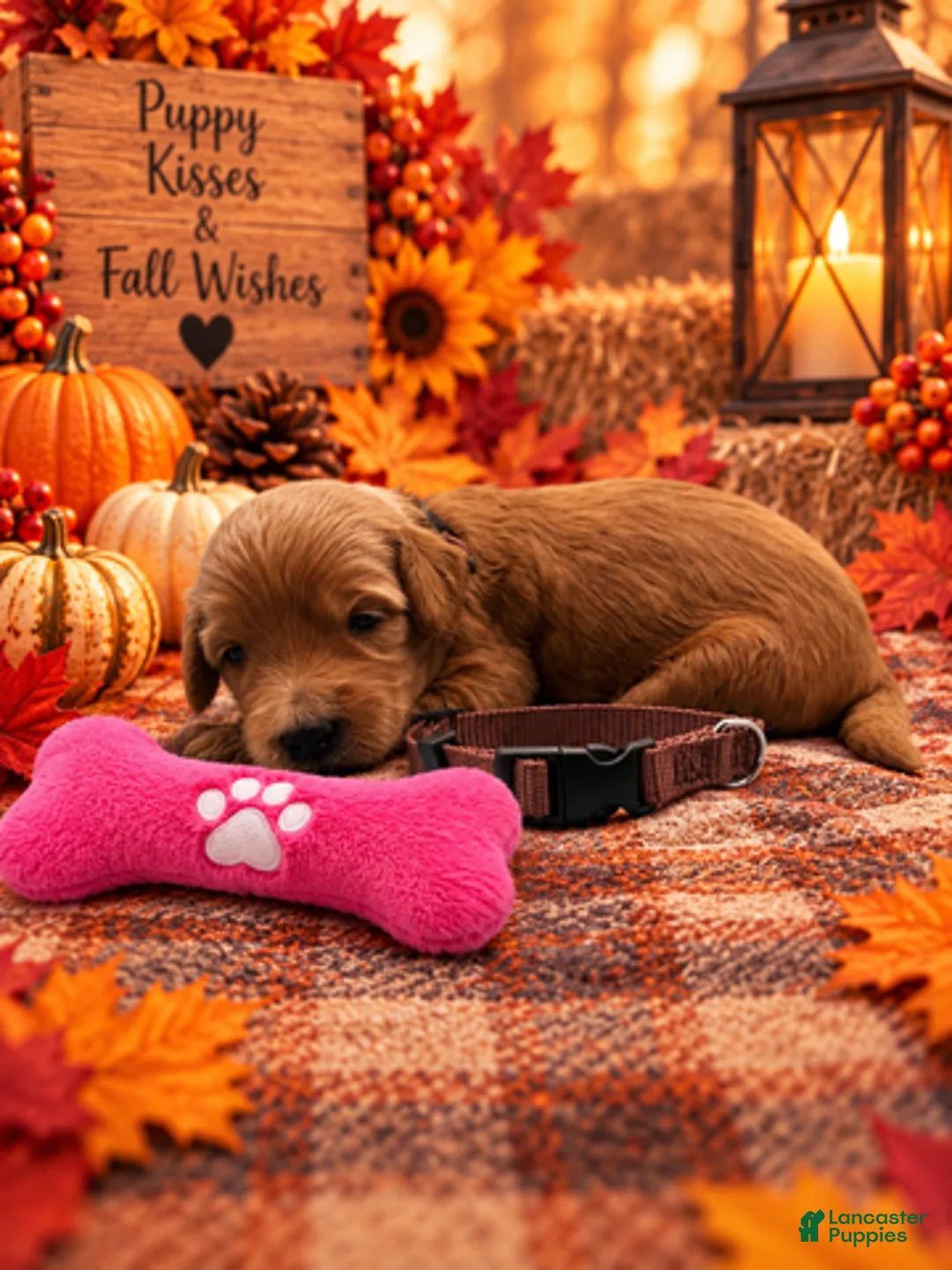 Goldendoodle dogs for sale: Jessie - Brown Collar - Ad 1