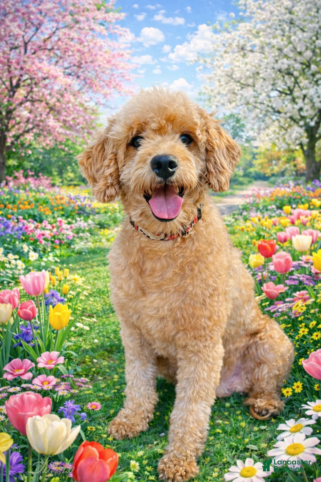 Mini Goldendoodle dogs for sale: Gus - Short, Chubby, Loving - Ad 5