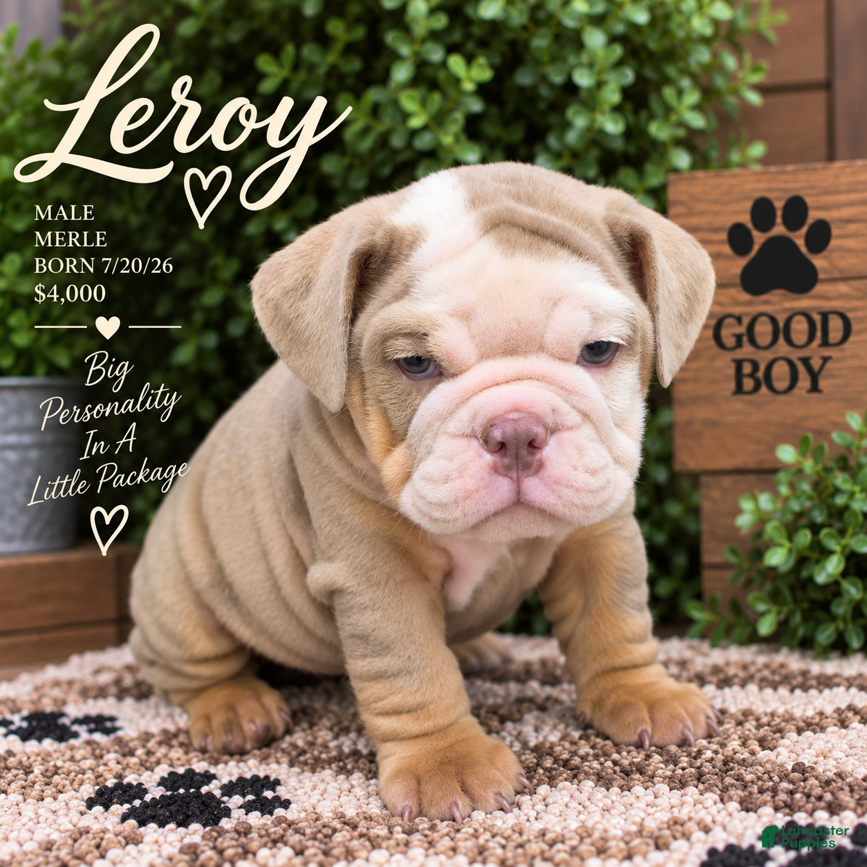 English Bulldog dogs Leroy - Ad 2