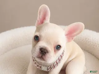 French Bulldog dogs for sale: SNOW WHITE - Our Exclusive White Frenchie Princess! - Ad 3