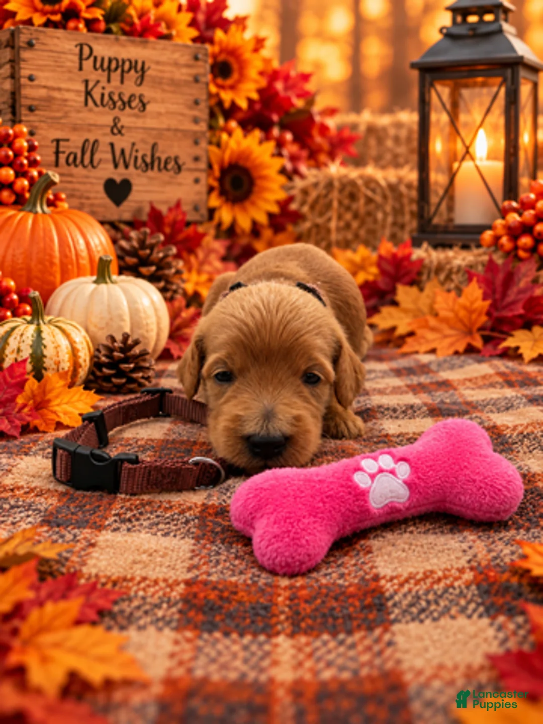 Goldendoodle dogs for sale: Jessie - Brown Collar - Ad 2