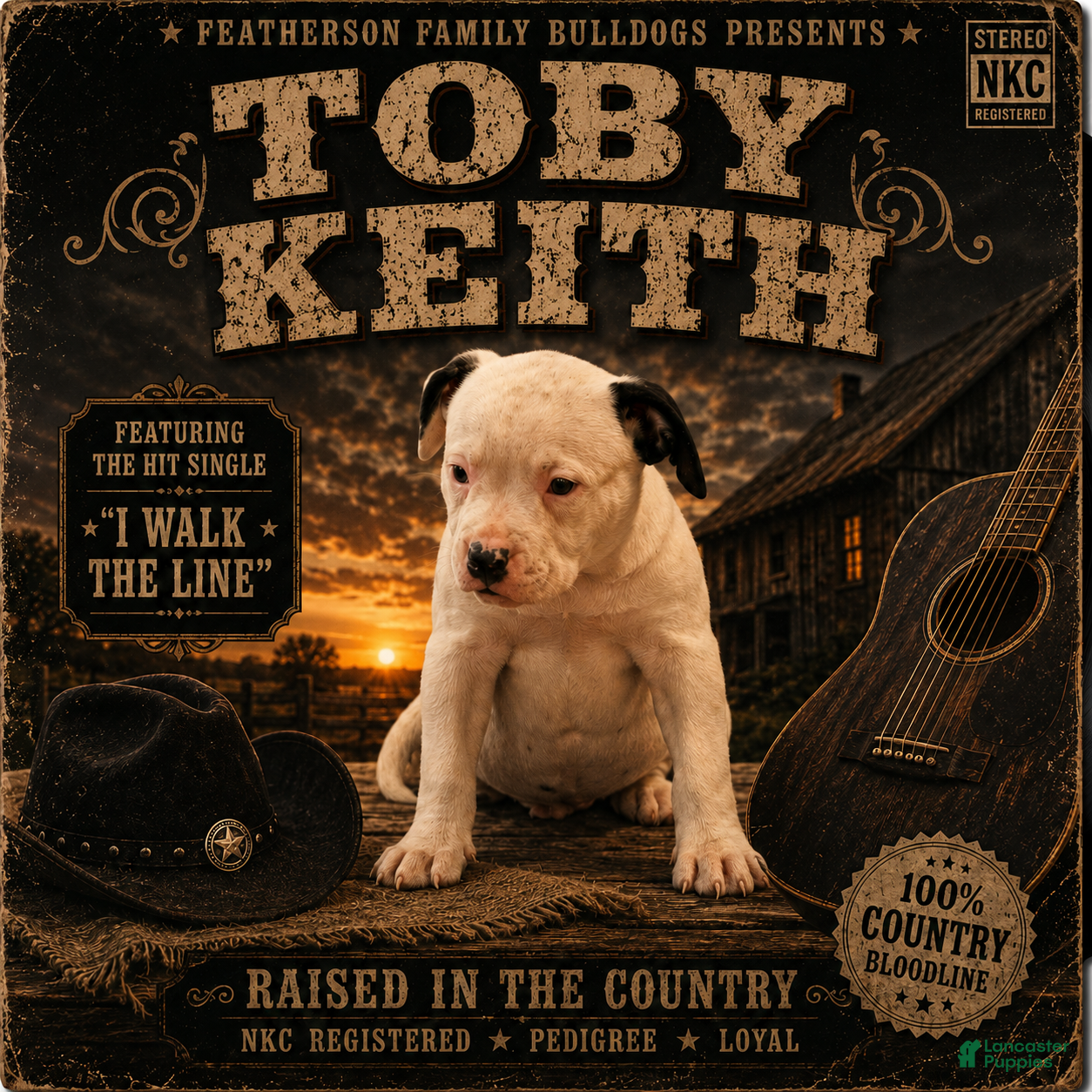 American Bulldog dogs Toby Keith - Ad 1