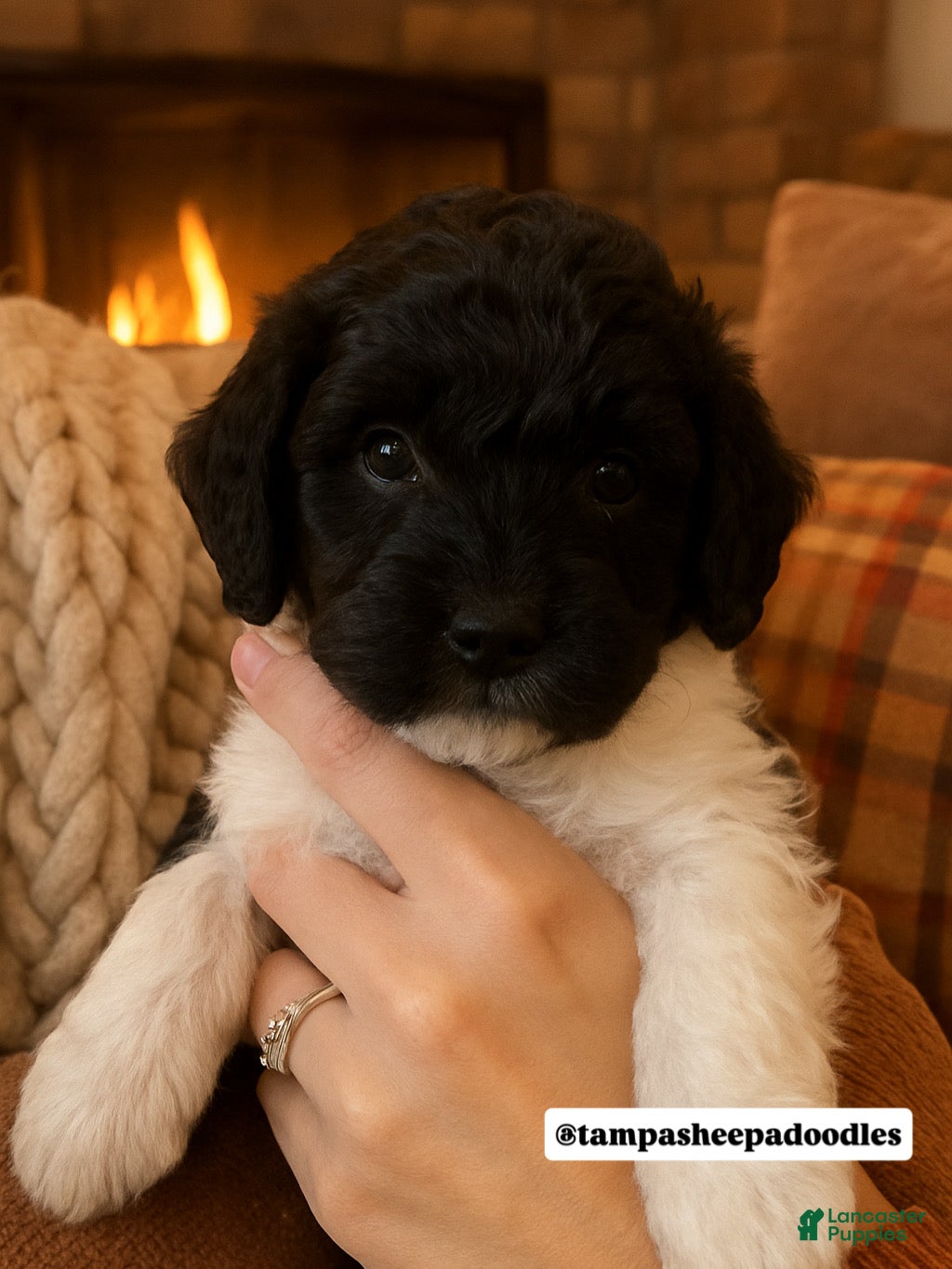 Mini Sheepadoodle dogs Black-Onyx - Ad 7