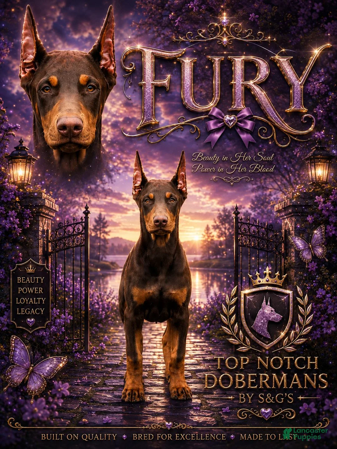 Doberman Pinscher dogs for sale: Fury  - Ad 6