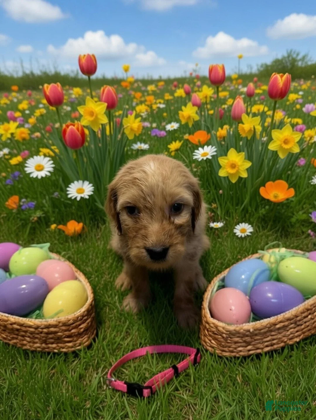 Goldendoodle dogs for sale: Goldendoodle Puppy 8 pink - Ad 1