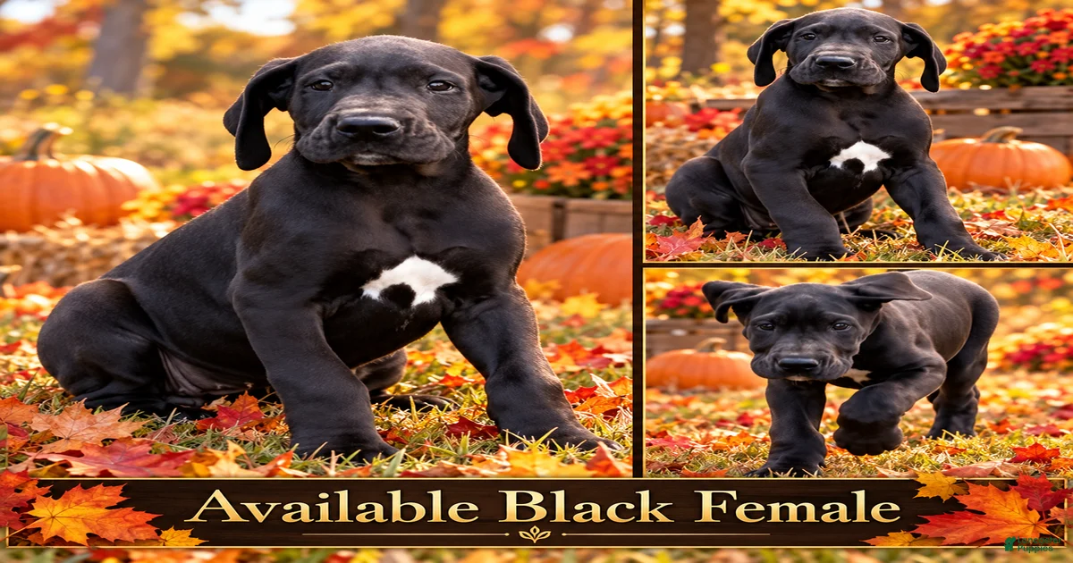 Black female Great Dane Puppies for sale | Lancaster Puppies