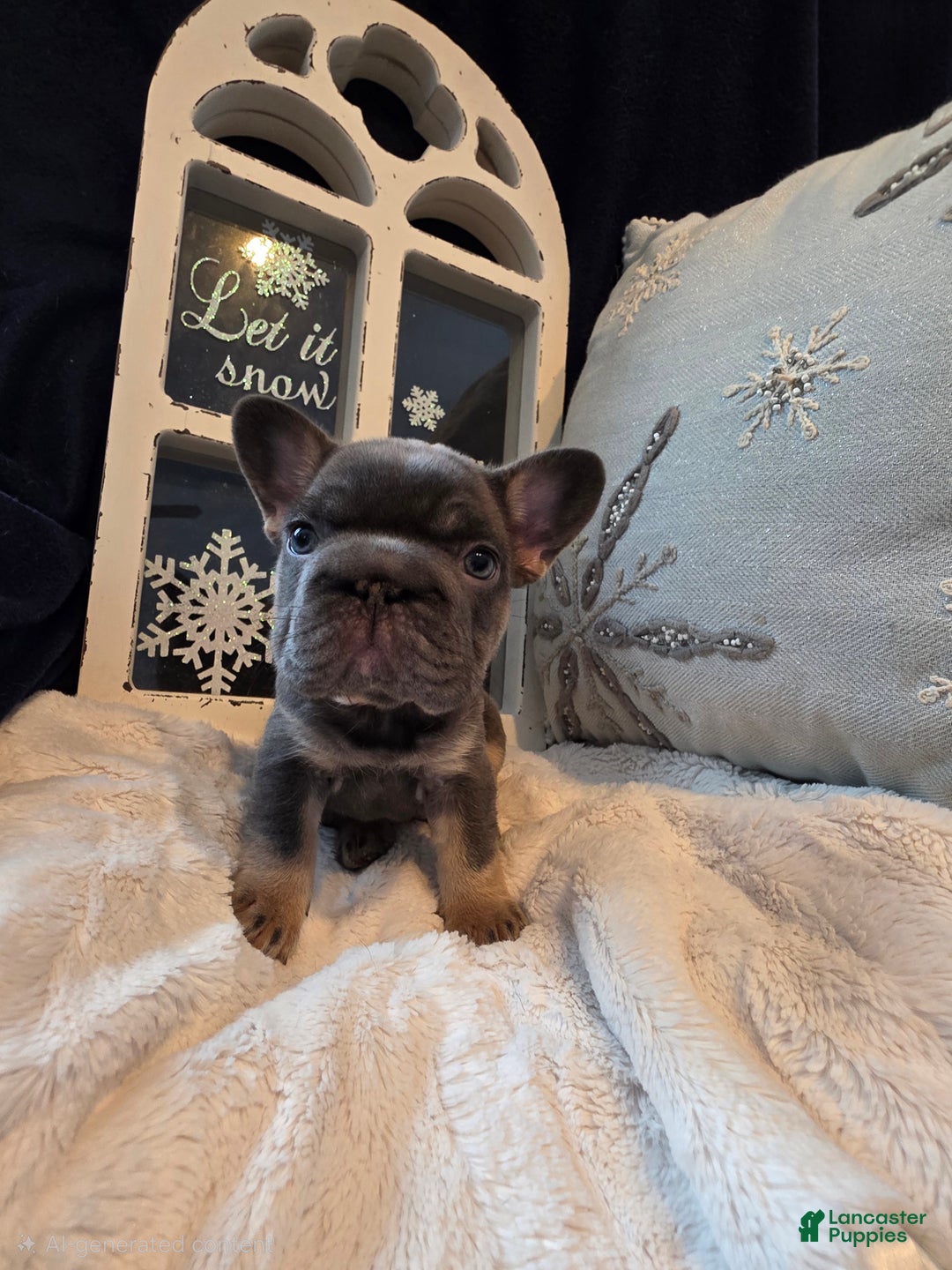 French Bulldog dogs for sale: ❄️ Iduna – Blue Big Rope French Bulldog, carries fluffy - Ad 5