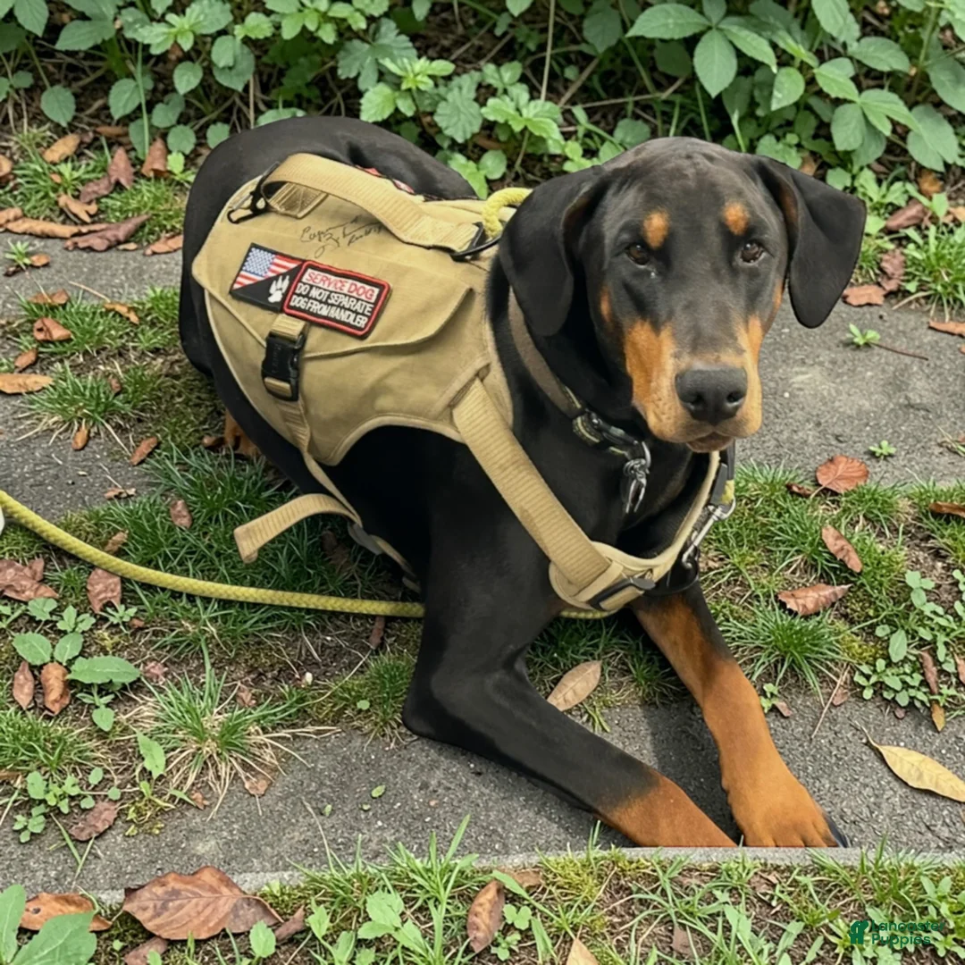 Doberman Pinscher dogs for sale: Doberman Pinscher Puppy 5 - Ad 4