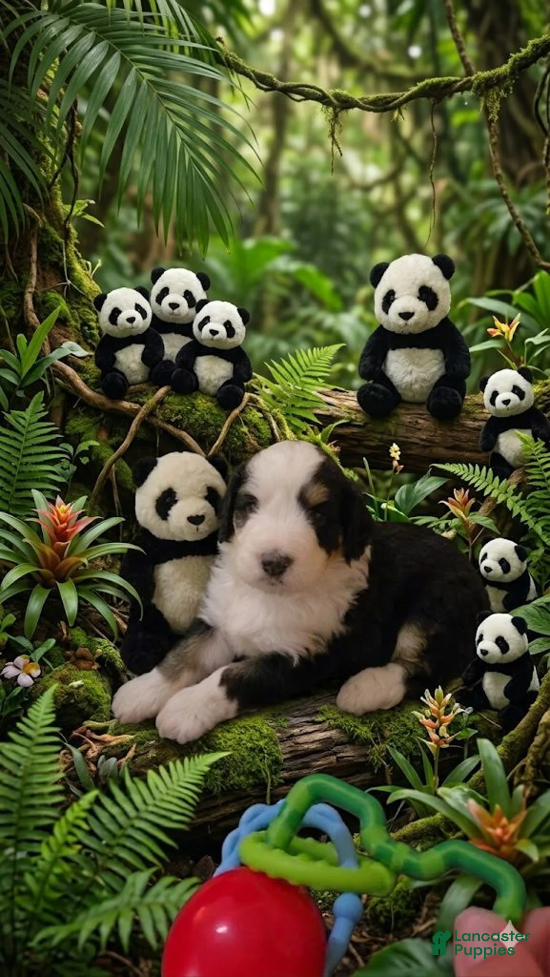 Bernedoodle dogs for sale: Bernedoodle 1 Blue Collar  - Ad 1