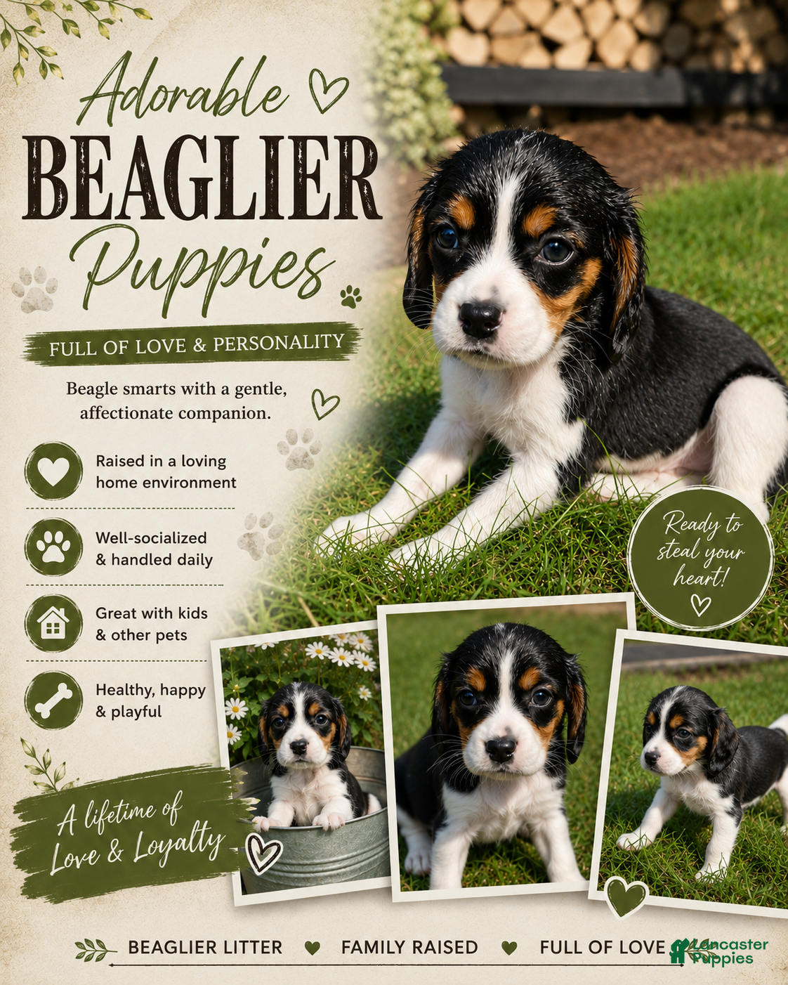 Beaglier dogs Abby - Ad 1