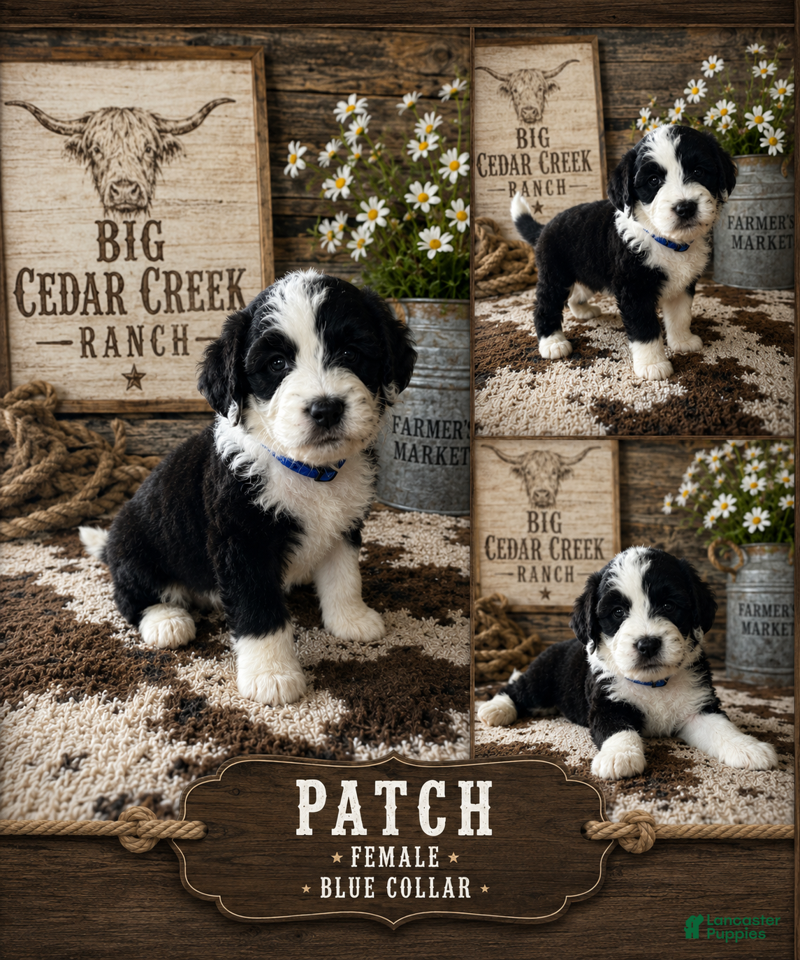 Sheepadoodle dogs Patch  - Ad 1